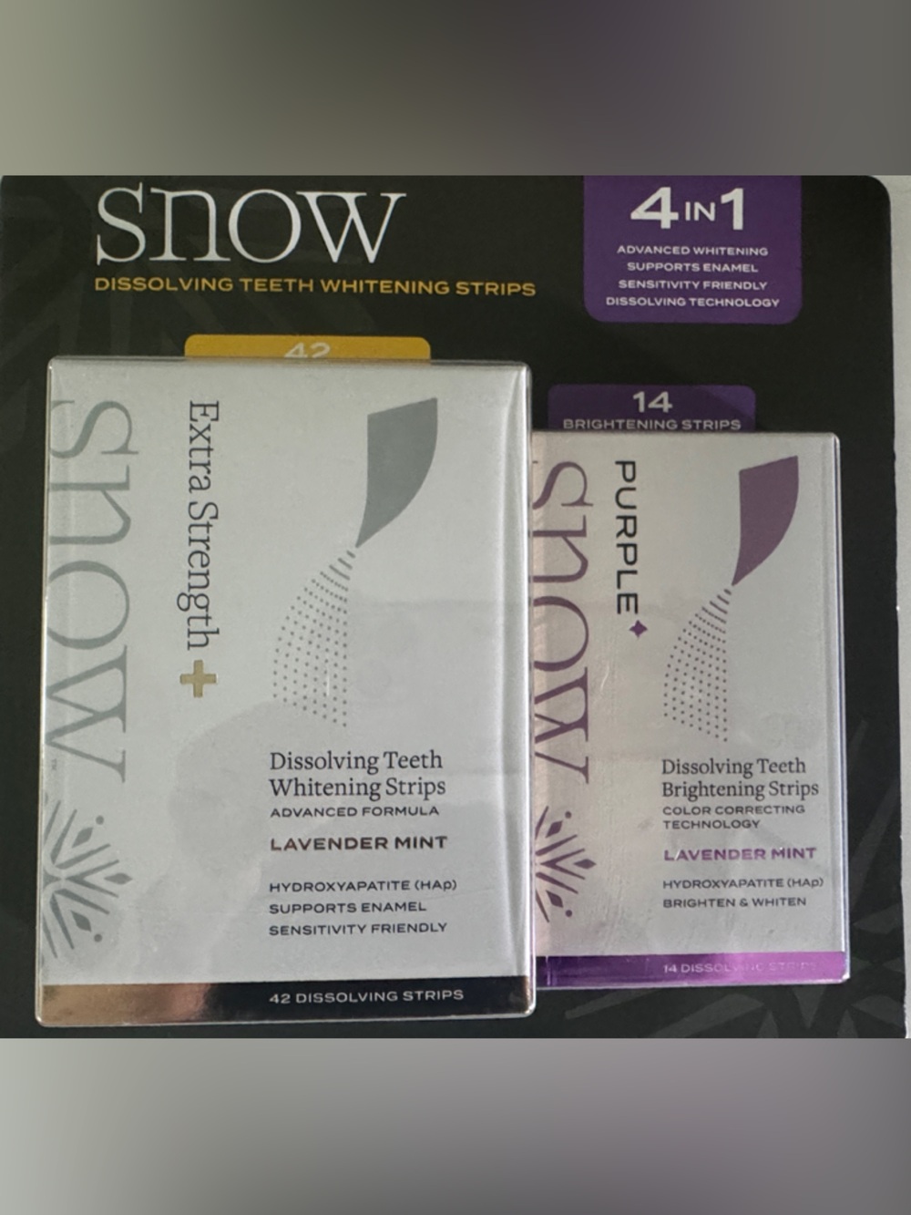 SNOW Dissolving Teeth Whitening Strips - Lavender Mint